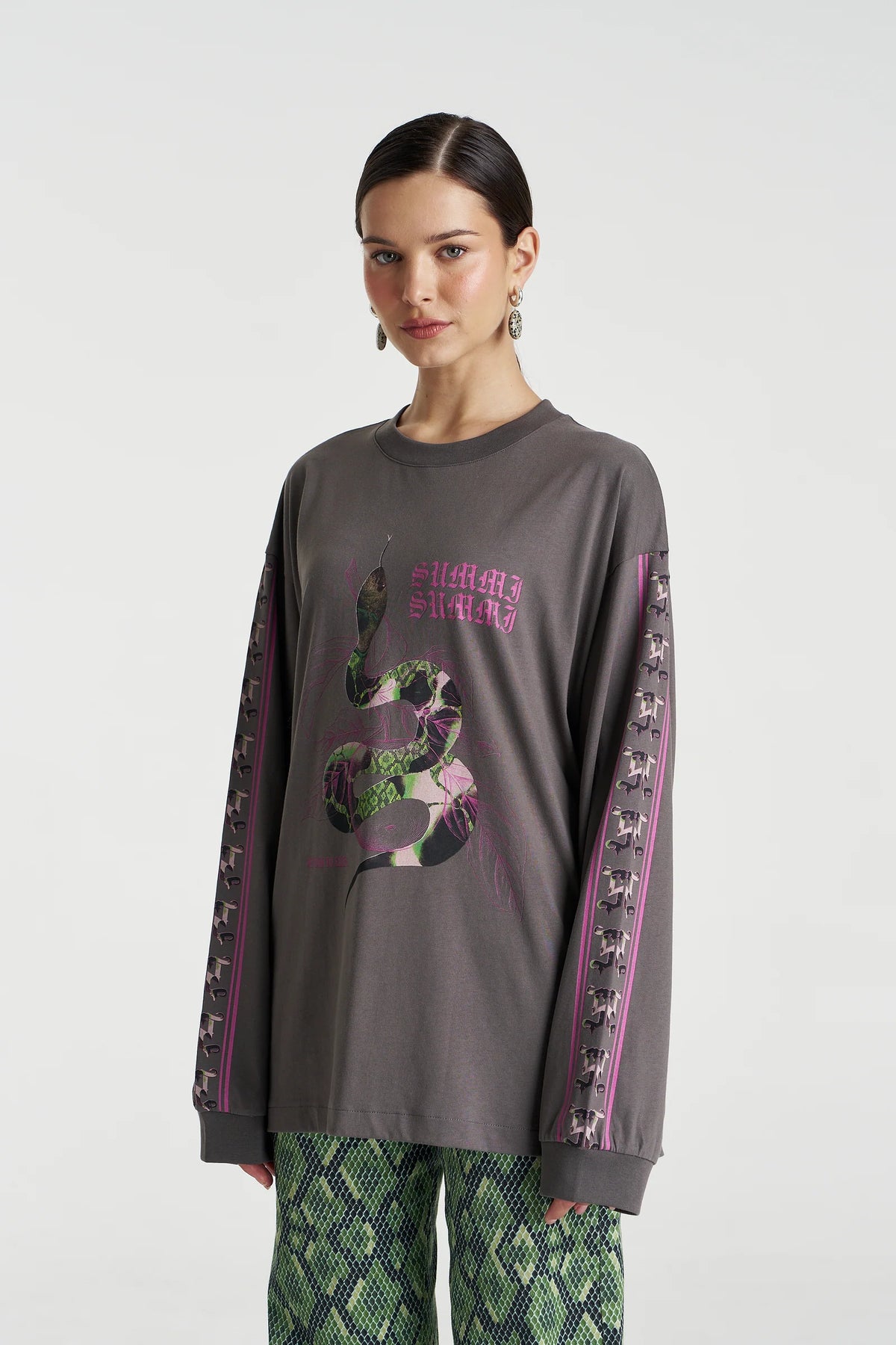 SUMMI SUMMI | EDEN LS TEE - SHADOW