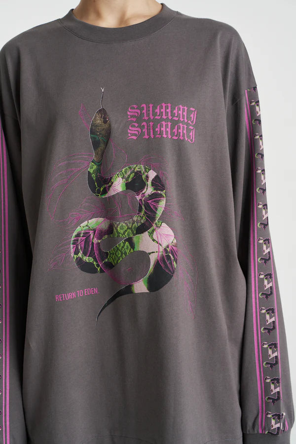 SUMMI SUMMI | EDEN LS TEE - SHADOW