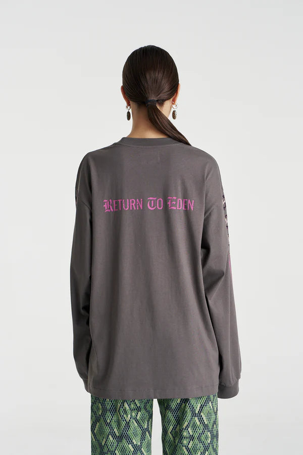 SUMMI SUMMI | EDEN LS TEE - SHADOW