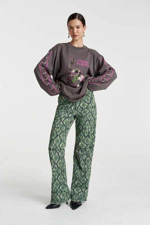 SUMMI SUMMI | EDEN LS TEE - SHADOW
