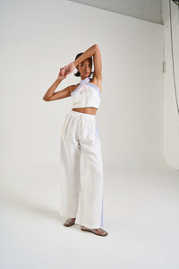 SUMMI SUMMI | WIDE LEG PANT - SOL SCRIPT