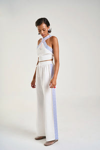 SUMMI SUMMI | WIDE LEG PANT - SOL SCRIPT