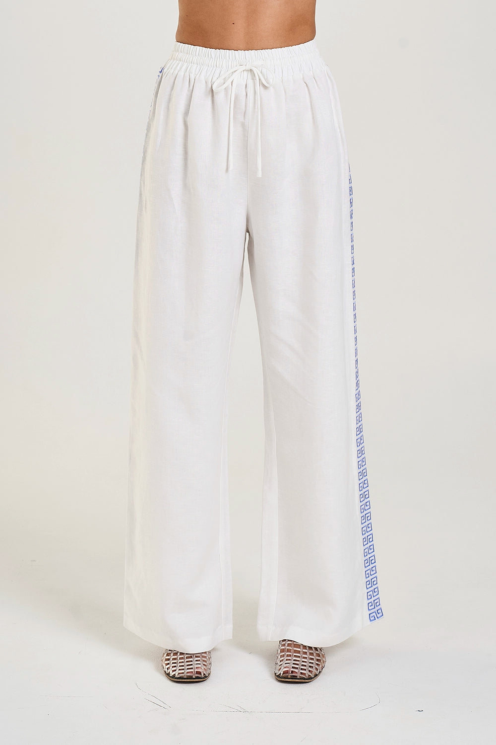 SUMMI SUMMI | WIDE LEG PANT - SOL SCRIPT