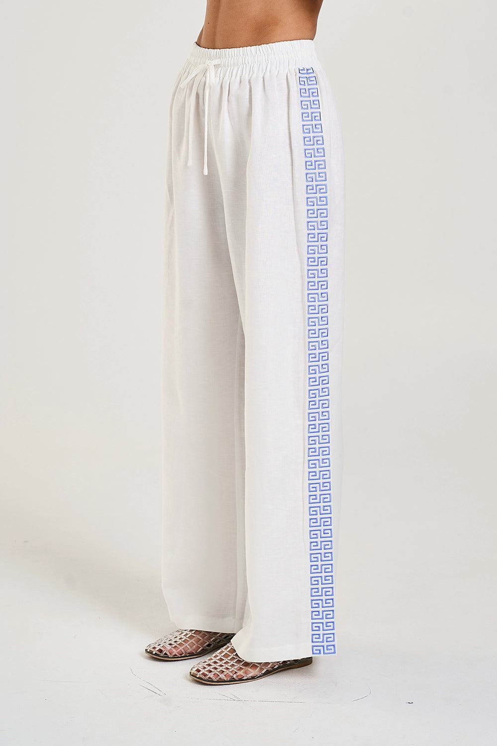 SUMMI SUMMI | WIDE LEG PANT - SOL SCRIPT