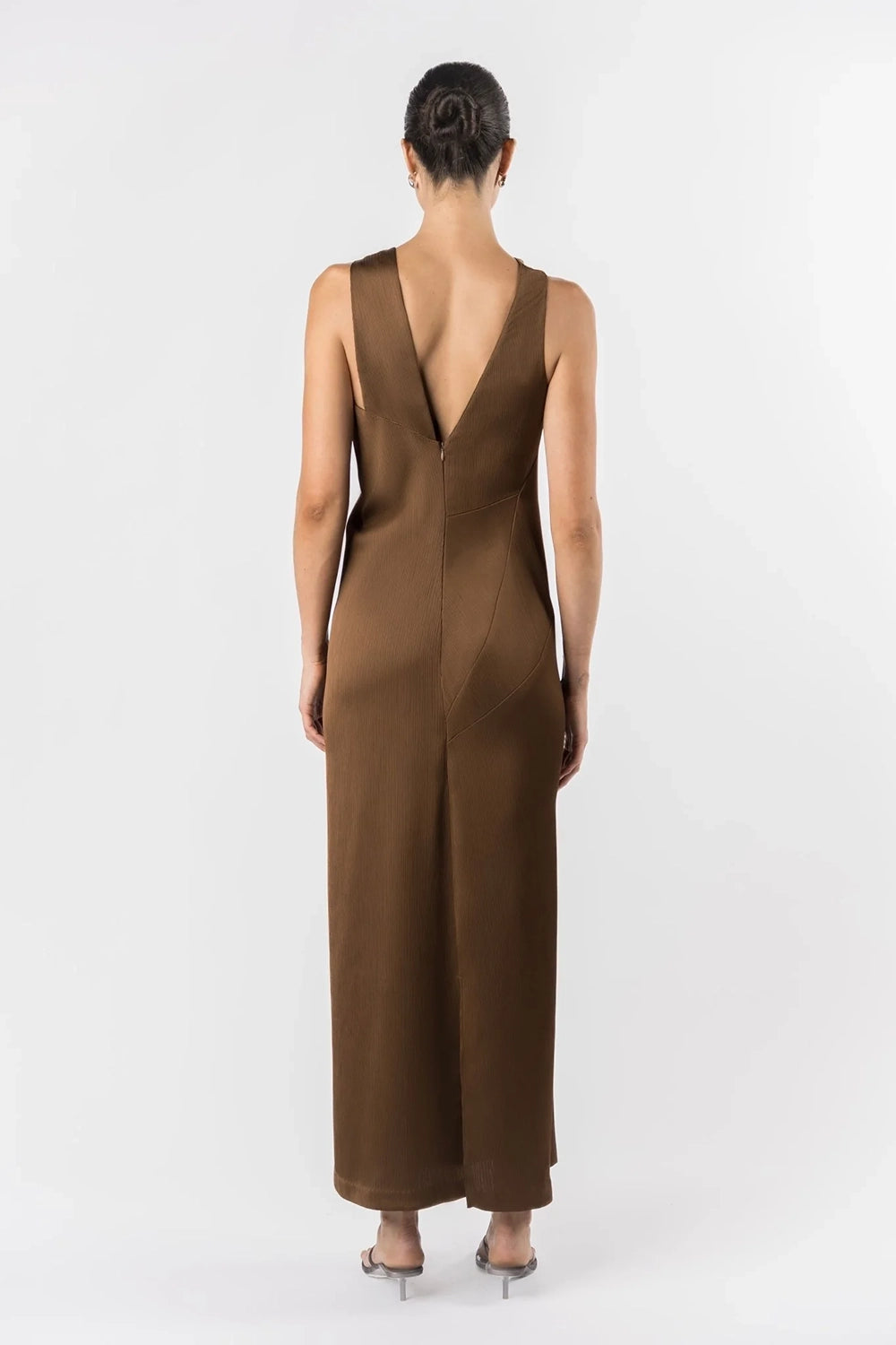 One Fell Swoop | Sora Knot Maxi - Kobicha Satin