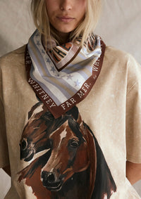 Far Mer | Silk Scarf Large - Stars & Stripes