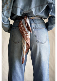 Far Mer | Silk Scarf Large - Stars & Stripes