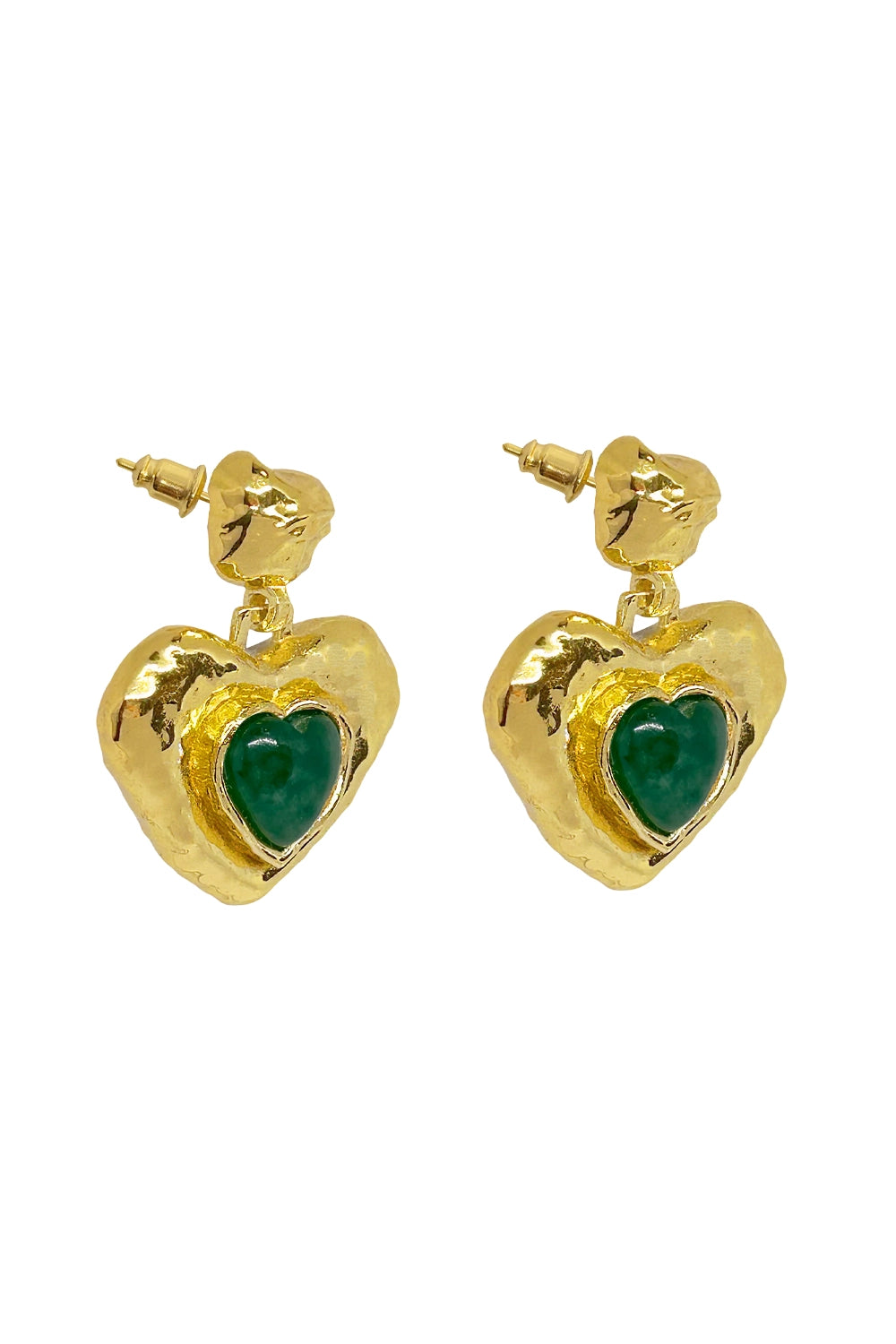 Mountain & Moon | Suri Earrings | Gold Green