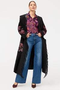 JOHNNY WAS | THE JANIE FAVORITE BUTTON FRONT SHIRT - DOMITILA SCARF T17925-O