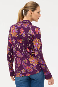 JOHNNY WAS | THE JANIE FAVORITE BUTTON FRONT SHIRT - DOMITILA SCARF T17925-O