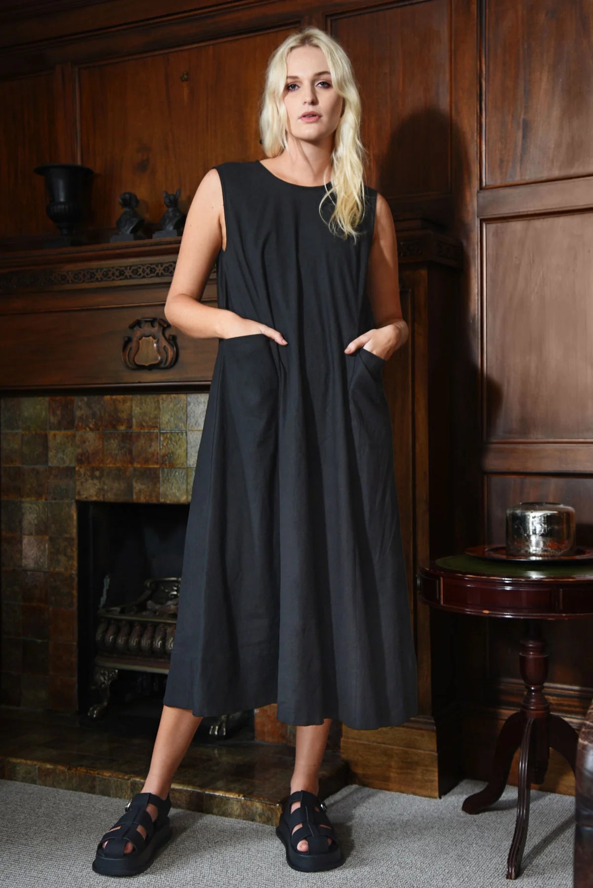 CURATE | NOT POCKET SCIENCE DRESS - BLACK