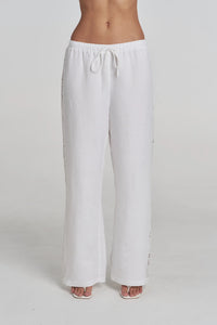 Summi Summi | Relaxed Anglaise Pant - White
