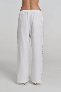 Summi Summi | Relaxed Anglaise Pant - White