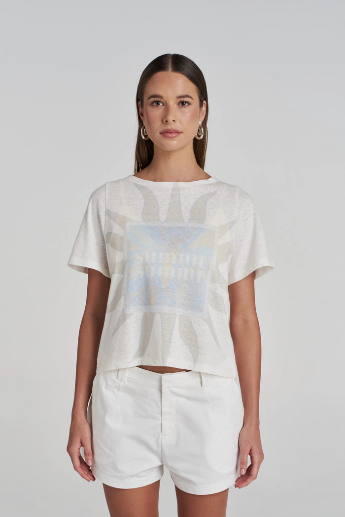 Summi Summi | Orchid Sun Tee - White
