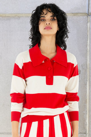 COOPER | FLYING POLO TOP RED
